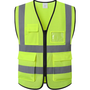 Reflective Safety Vest for Men Women Construction Vest, 15 Vests, Size L