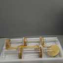 Glass Jar with Bamboo Lids,Overnight Oats Containers with Lids,Glass Food Storage Jars Containers,Kitchen Canisters for Candy,Cookie,Coffee,Sugar,Tea,Nuts,18.5oz/540ML(6PCS)