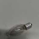 C7 15W E12 Bulbs, Replacement Bulb for Himalayan Salt Lamps/Night Lights,Dimmable 2200K Clear,120V Incandescent Candle Bulbs (6-Pack)