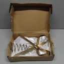 Retisee 9.8inch Large Brass Bow Christmas Tree Topper Vintage Metal Christmas Tree Topper Gold Bow Rustic Neutral Xmas Decoration for Xmas Indoor Outdoor Decor