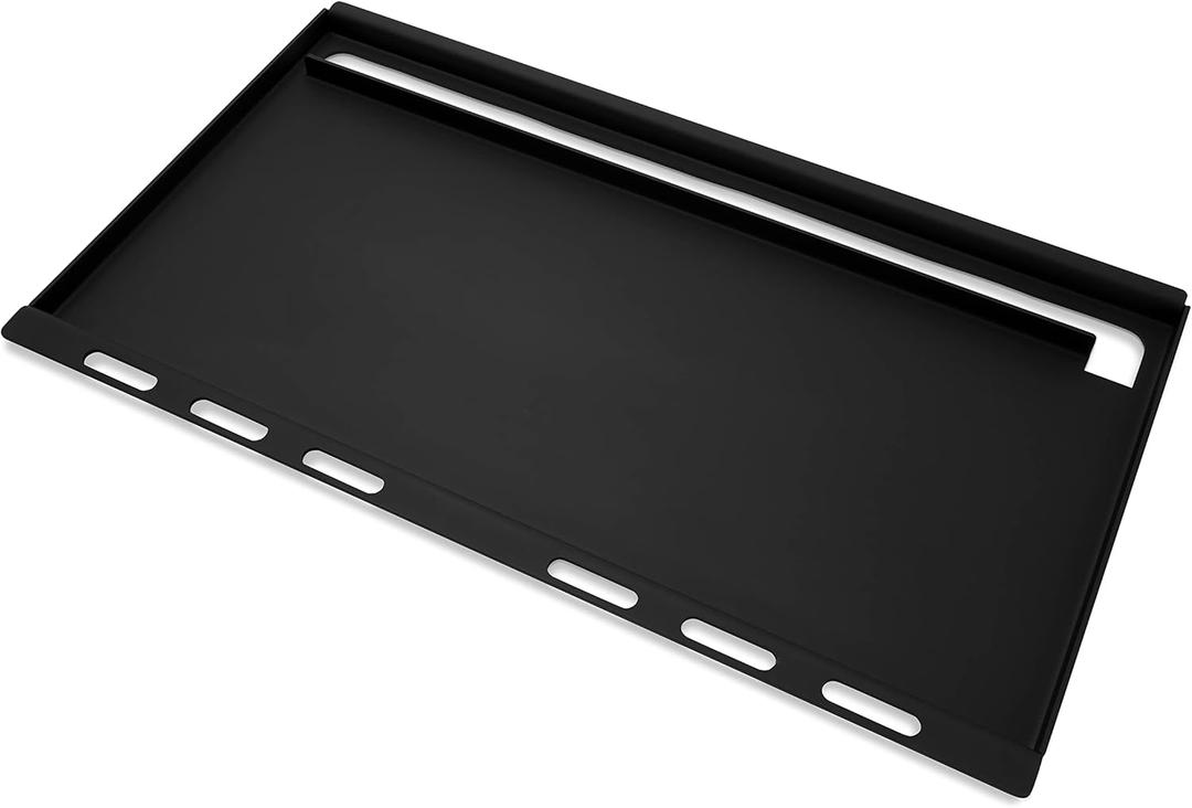 Weber RustResistant Outdoor Griddle Insert, FullSize Pre-Seasoned Carbon Steel Griddle for Genesis 400 Series Gas Grills