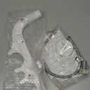 SAMODRA Ultra-Slim Hygienic Bidets Attachment for Existing Toilets - Adjustable Fresh Water Pressure Dual Nozzle (Frontal & Rear Wash) Easy to Install, Silver