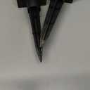 2 Sets Artificial Cemetery Flowers,Memorial Flowers,Beautiful Arrangements for Headstones,Black Plastic vase with Drainage Hole Long Spikes Outdoor Memorials(Dark Blue)