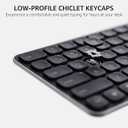 Rapoo Wireless Keyboard and Mouse Combo, Blade-Series E9310M 99-Key Ultra-Thin Keyboard and M300G Silent Mouse, Support 4 Devices, Quiet, Compact, Battery Powered, for Windows/Mac/Linux/Chrome
