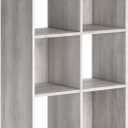 Signature Design by Ashley Paxberry Coastal 6 Cube Storage Organizer or Bookcase, Whitewash