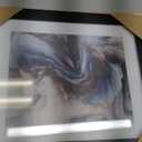 Frame Amo 14x17 Black Solid Wood Poster Frame, White Mat for 11x14 Image, Tempered Glass Front, 1.5 inch Wide, 1 inch Thick, High-End, Heavy-Duty, Gallery Grade & Acid-Free