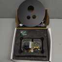 Round Digital Display Shower Valve 2 Way Shower Mixing Valve Concealed Installation Can Use All the Time Matte Black