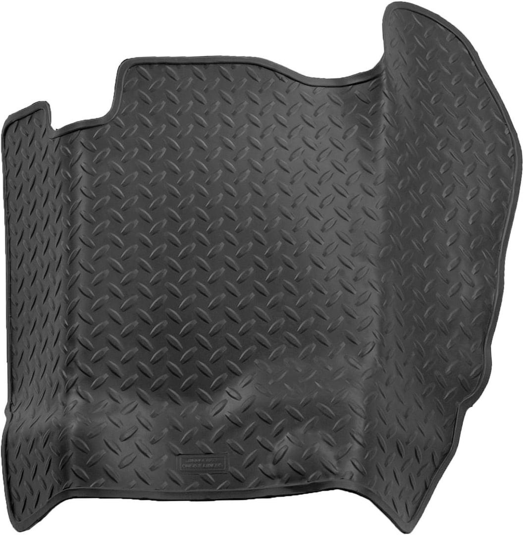 Husky Liners Classic Style Floor Mats | Fits 1992-1999 Chevrolet C1500/K1500 Extended CAB ONLY | Center Hump, 1-pc Black - 82201