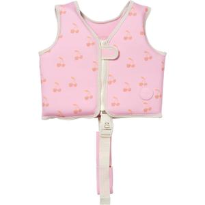 SUNNYLiFe Swim Vest for Toddlers 1-2 | Cotton Candy Cherry, L 34 W 32 H 4.5 Cm