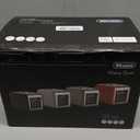 2 Slice Toaster Touch Screen, Stainless Steel Toasters Digital Timer 2 Slot Toasters, 8 Shade Settings 6 Bread Types for Bagel, Cancel, Defrost (Red)