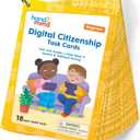 hand2mind Digital Citizenship Beginner Task Cards, Ages 5+, Computer Science & Technology for Kids 5-7, STEM Projects, STEM Activities for Classroom, Science Classroom Supplies