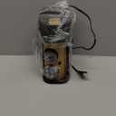 Single Serve One Cup Coffee Maker, for K Cups and Grounds, Mini Coffee Maker with Portable Handle, 6 to 12 Oz Brew Size, for Travel, Camping, Office, RV and Dorm, 120V, Black and Gold