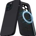 MCFANCE Magnetic for iPhone 13 Pro Case, Compatible with MagSafe, [Full Camera Protection] Anti-Scratch Microfiber Lining Phone Case, 6.1" 2021,Black