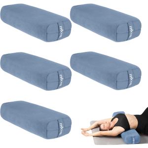 Yes4All Triple-Layer Sponge Yoga Bolster Pillow for Restorative Yoga & Meditation - Versatile Yoga Support Pillow, Balance & Poses Modification