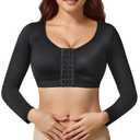 BRABIC Shaper Tops for Women Arm Compression Post Surgery Front Closure Bra Tank Top Shapewear, S
