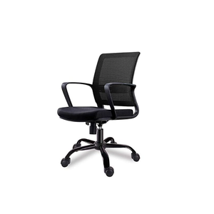 Smugdesk Mid-Back Big Ergonomic Office Lumbar Support Mesh Computer Desk Task Chair with Armrests