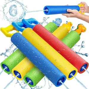 LQYoyz Water Gun, 6 Pack Super Water Soaker Blaster Squirt Guns 40 Ft Water Shooter Swimming Pool Beach Summer Party Outdoor Water Game Fighting Toys for Kids Boys Girls