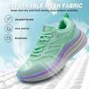 Women's Orthopedic Road Running Shoes: Comfortable Arch Supports Plantar Fasciitis Orthotic Sports Athletic Sneakers, Casual Flat Feet High Arch Tennis Work Walking Shoes for Foot Heel and Pain Relief (6.5, W2-lake Blue)