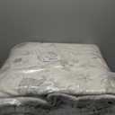 Smiry Floral Area Rug, 9x12 Feet Vintage Print Pattern, Machine Washable Non-Slip Floor Carpet, Low Pile Throw Rugs for Living Room, Bedroom, Dining Room, Laundry Indoor Home Decor, Beige