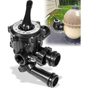 Replacement for Hayward SPX0710X32 Vari-Flo Side Mount Valve for Multiport and Sand Filter Valves S200 S240, 1.5 Inch Plumbing, SP071113