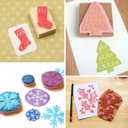 SGHUO 12pcs 4"x6" Pink Rubber Carving Blocks Linoleum Block Stamp Making Kit