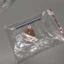 VICNIE 2-Light Flush Mount Ceiling Light, 12 inch Modern Ceiling Light Fixture with White Metal and Frosted Glass Shade for Hallway, Kitchen, Bedroom