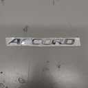 1 Pack Fit for Accord Replacement 3D Acco Sticker Emblem Rear Trunk Chrome Badge Back Sign(Silver)