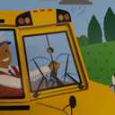 Melissa & Doug The Wheels on The Bus Song Puzzle – 8Piece Wooden Peg Puzzle with LightActivated Sounds, Music Learning Toy for Toddlers and Preschoolers Ages 2+