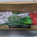AGIRL 24 Bundles Artificial Flowers for Outdoor,Fake Flowers No Fade Plastic Faux Plants for Decoration Hanging Planters Outdoor&Indoor Garden Patio Porch Window Party Farmhouse