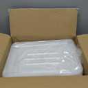 Sugarcane Fiber 40 oz 6 Compartments disposable plates with Lids Bagasse Plant Fibers Freezer Safe 25 Pack