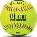 4 Pcs Franklin Sports Practice Softballs Youth Softballs Great for Kids and Girls Fastpitch Players Perfect for Practice