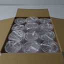 HOIGON 24 Pack 5 Oz Plastic Jars with Lids, 150ml Clear Plastic Storage Jars Containers, Empty Round Jars Wide Mouth Plastic Containers for Crafts, Nuts, Beads, Spices, Beauty Products