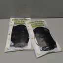 2 Pack 2026 Graduation Party Decorations, 3.28 FT x 7.05 FT Black Backdrop, Metallic Halloween Decorations Photo Backdrop Fringe Curtains Tinsel Backdrop Foil Streamer, Grad Party Supplies