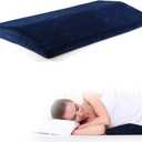 Soft Memory Foam Sleeping Pillow for Lower Back Pain,Multifunctional Lumbar Support Cushion for Hip,Sciatica and Joint Pain Relief,Orthopedic Side Sleeper Bed Pillow, 23x10