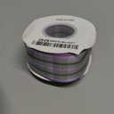 Wired Purple Ribbon Plaid Taffeta,1-1/2" X 10Meters,for Easter,Spring, Summer, Birthday, Wreath, Birthday, Gift Bows, Christmas
