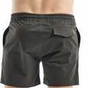 AIMPACT Mens Chino Shorts Slim-fit 5.5" Flat Front Stretch Casual Shorts with Pockets Darkgray S