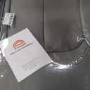 Coverado Car Seat Covers Full Set, Seat Covers for Cars, Gray Car Seat Protector Waterproof, Nappa Leather Car Seat Cushion, Car Seat Covers Front Seats and Back Fit for Most Cars