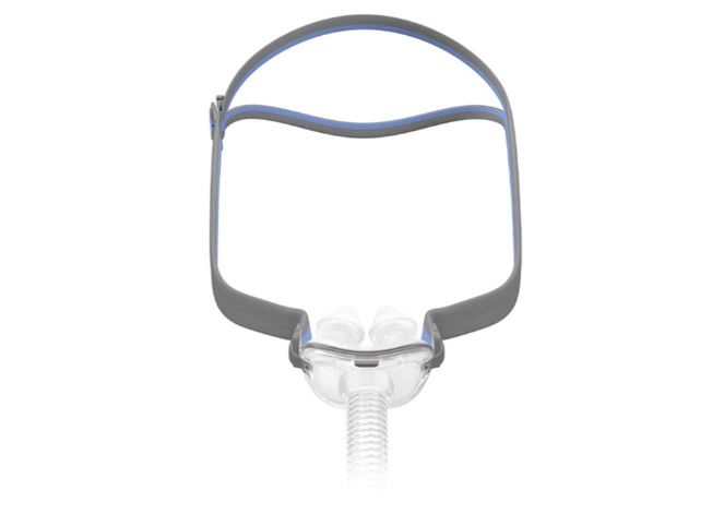 ResMed CPAP Nasal Pillow Mask, Nasal Pillow Set with Detachable Headgear, Frame, Tube and 3 Different Sizes of Nasal Pillows