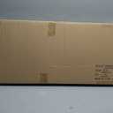 Small Farmhouse Wood Entryway Table Narrow Console Table with Storage Behind Couch Sofa Table with Shelves Entry Way Table with Open Storage, Easy Assembly, 32" Embossed Wood Grain Black