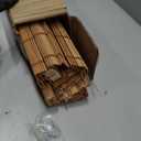 CHICOLOGY Cordless Bamboo Roman Shade, Woven Wood, Squirrel 31"x48"