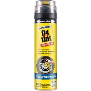 Fix-a-Flat S60430 Aerosol Emergency Flat Tire Repair and Inflator, For Large Tires, Eco-Friendly Formula, Universal Fit for all Cars and Small Trucks/SUVs, 20 oz. (Pack of 1)