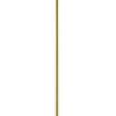 Globe Electric 1-Light Pendant Light, Matte Brass Finish, White Tapered Metal Shade with Ring Detail, Adjustable Rods, Dimmable, E26 Base, 67000197, 14x14x60 inches