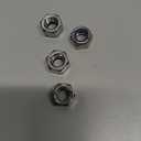 uxcell 4pcs M8 x 1.25mm Pitch Metric Thread 304 Stainless Steel Left Hand Lock Nuts