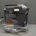 7 Inches Round Classic Waffle Maker Machine, Mini Waffle Maker, Non-stick Waffle Irons, Thin Waffle Maker Crispy, Black