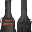 MUZNOTE 39 Inch Electric Guitar Case, Electric Guitar Gig Bag 6MM Thick Padding Backpack Soft Electric Guitar Bag Dual Adjustable Shoulder Strap Pocket & Back Hanger Loop