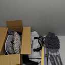 THINKWORK Car Wash Kit, Car Washing Brush with Long Handle, Extendable Car Wash Brush Mop with 2-in-1 Windshield Squeegee and 9Pcs Detailing Brushes, Gray Car Detailing Kit Gift for Men