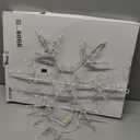 Tuanse 2 Pcs 16 x 13 inch Christmas Snowflake Light Large Christmas Silhouette Window Lights with Remote Control LED Lighted Snowflake Decoration Xmas Silhouette for Tree Outdoor Wall (Warm White)