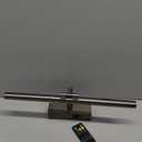 LED Picture Light Fixtures 12" Modern Wireless Gallery Lights Rechargeable Battery Wall Lighting for Paintings Gold 3 Colors Paintings Light Dimmable and Timer Art Lamp for Display Artwork Dashboard (11.81IN)