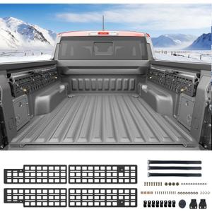 Side Bed Molle Panel Compatible with 2022 2023 2024 2025 Ford Maverick High Strength Truck Bed Molle Panel Replacement for 2022-2025 Ford Maverick Accessories