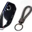 IUIU Key Fob Cover Clear with Keychain, Compatible with BMW 2023 2024 New 5/7 Series 740i 760i X1 X5 X6 X7 XM IX IX3 I5 I7, Soft TPU Key Fob Case Protector